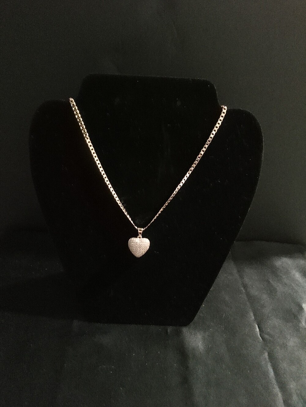 Gold-Filled Heart Pendant Necklace 19 Inch